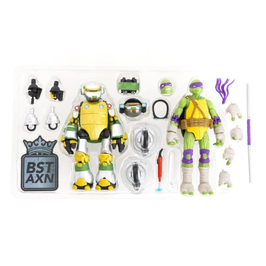 Teenage Mutant Ninja Turtles - Metalhead & Donatello BST AXN 1:15 Scale Action Figure [2 Pack] - Image 10