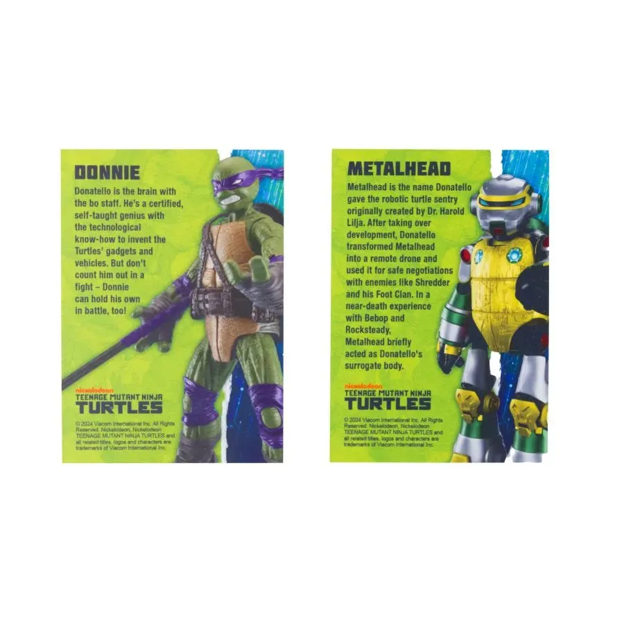 Teenage Mutant Ninja Turtles - Metalhead & Donatello BST AXN 1:15 Scale Action Figure [2 Pack] - Image 14