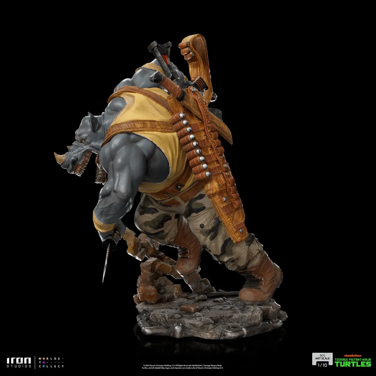 Teenage Mutant Ninja Turtles - Rocksteady 1:10 Scale Statue - Image 7