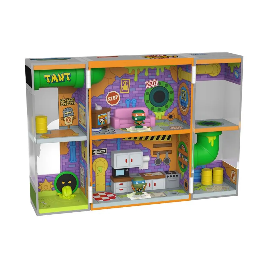 Teenage Mutant Ninja Turtles - Sewer Home Bitty Box Playset - Image 2