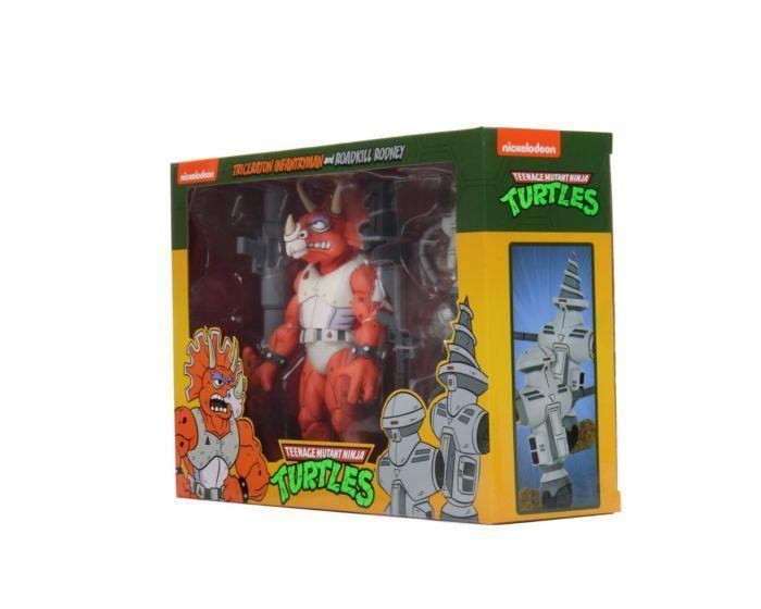 Teenage Mutant Ninja Turtles - Triceraton & Rodney 7" Action Figure 3-pack - Image 5
