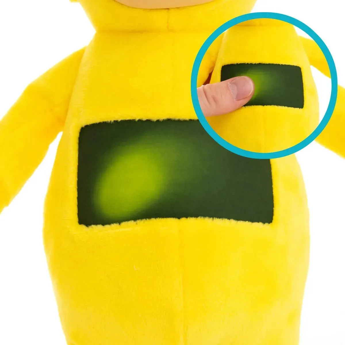 Teletubbies - Laa Laa 8'' Plush with Interactive Color Changing Belly Patch - Image 6