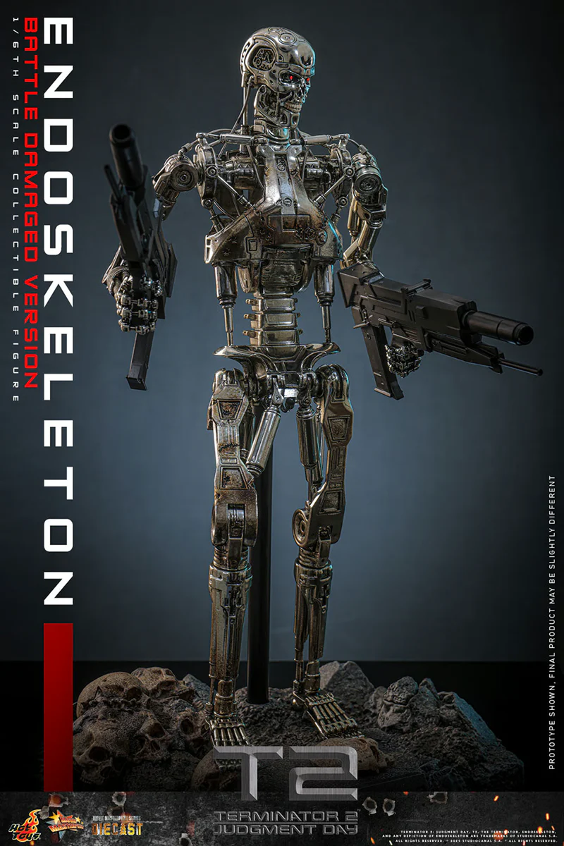 Terminator 2: Judgment Day - Endoskeleton (Battle Damaged) 1:6 Scale Collectable Action Figure - Image 10