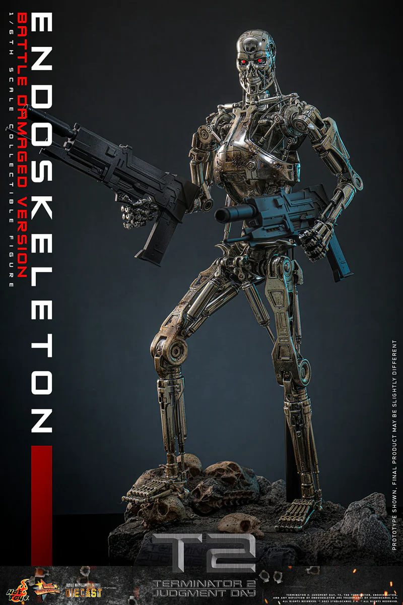 Terminator 2: Judgment Day - Endoskeleton (Battle Damaged) 1:6 Scale Collectable Action Figure - Image 11