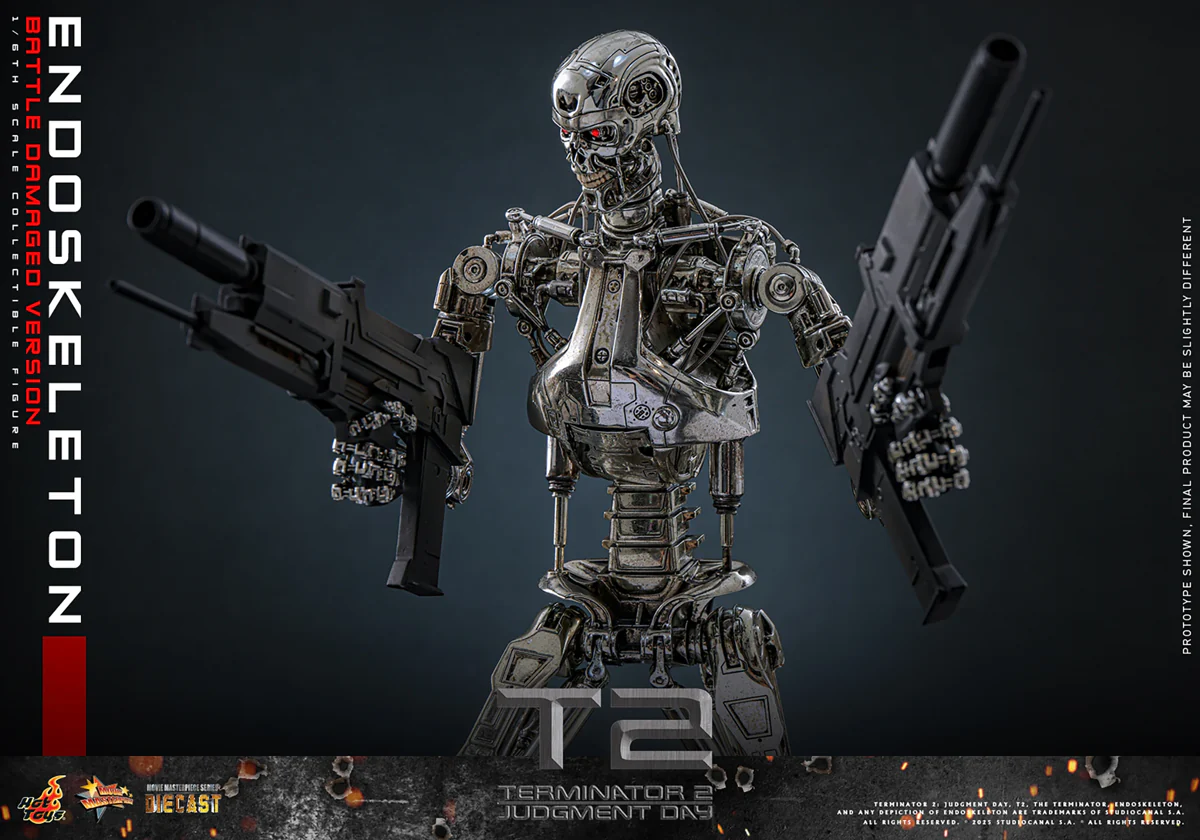 Terminator 2: Judgment Day - Endoskeleton (Battle Damaged) 1:6 Scale Collectable Action Figure - Image 13