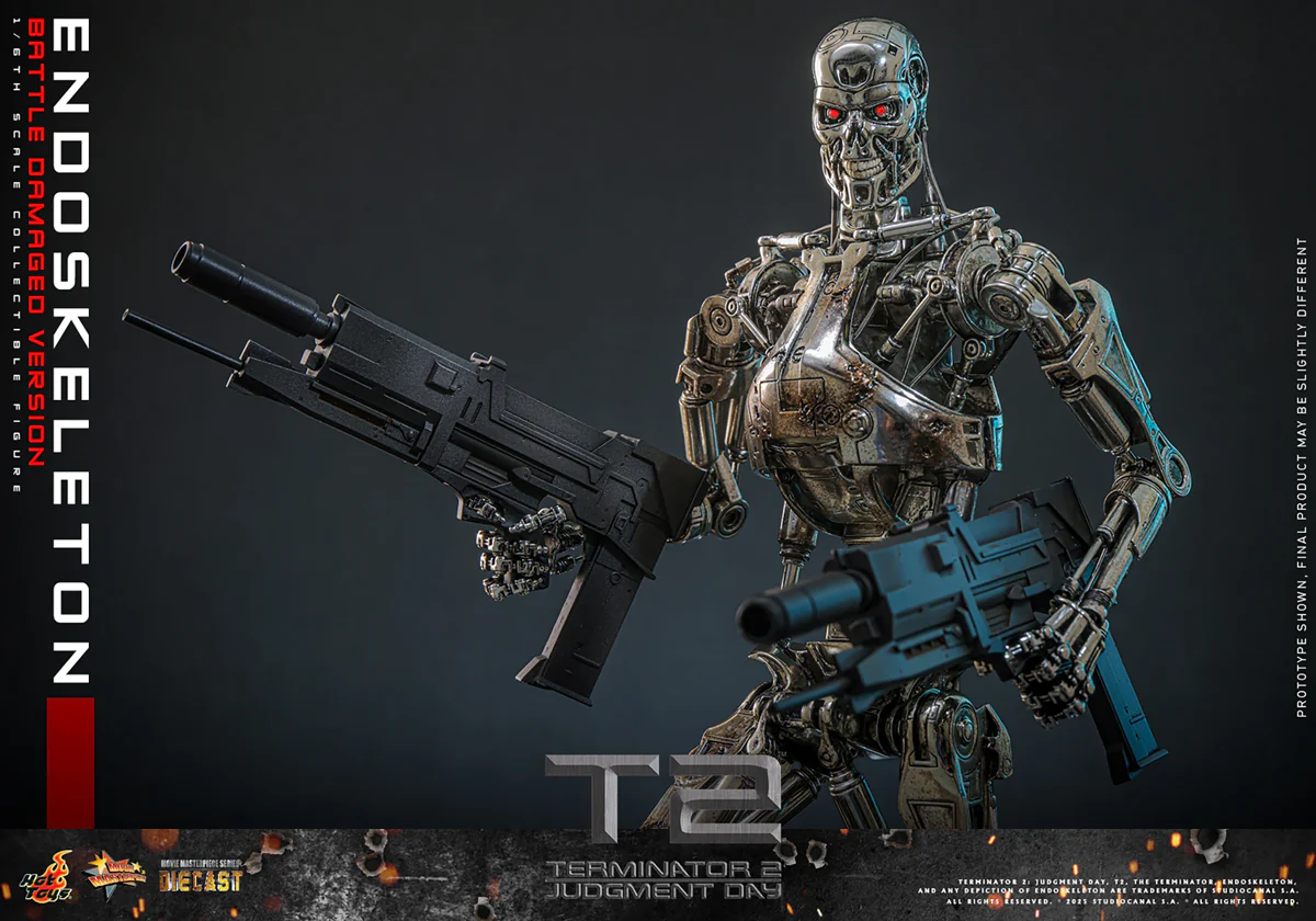 Terminator 2: Judgment Day - Endoskeleton (Battle Damaged) 1:6 Scale Collectable Action Figure - Image 15