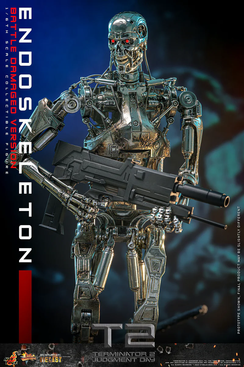 Terminator 2: Judgment Day - Endoskeleton (Battle Damaged) 1:6 Scale Collectable Action Figure - Image 16