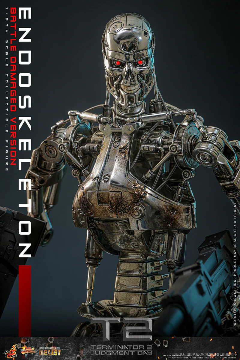 Terminator 2: Judgment Day - Endoskeleton (Battle Damaged) 1:6 Scale Collectable Action Figure - Image 18