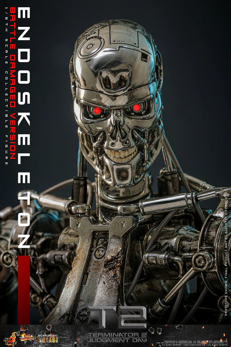 Terminator 2: Judgment Day - Endoskeleton (Battle Damaged) 1:6 Scale Collectable Action Figure - Image 19