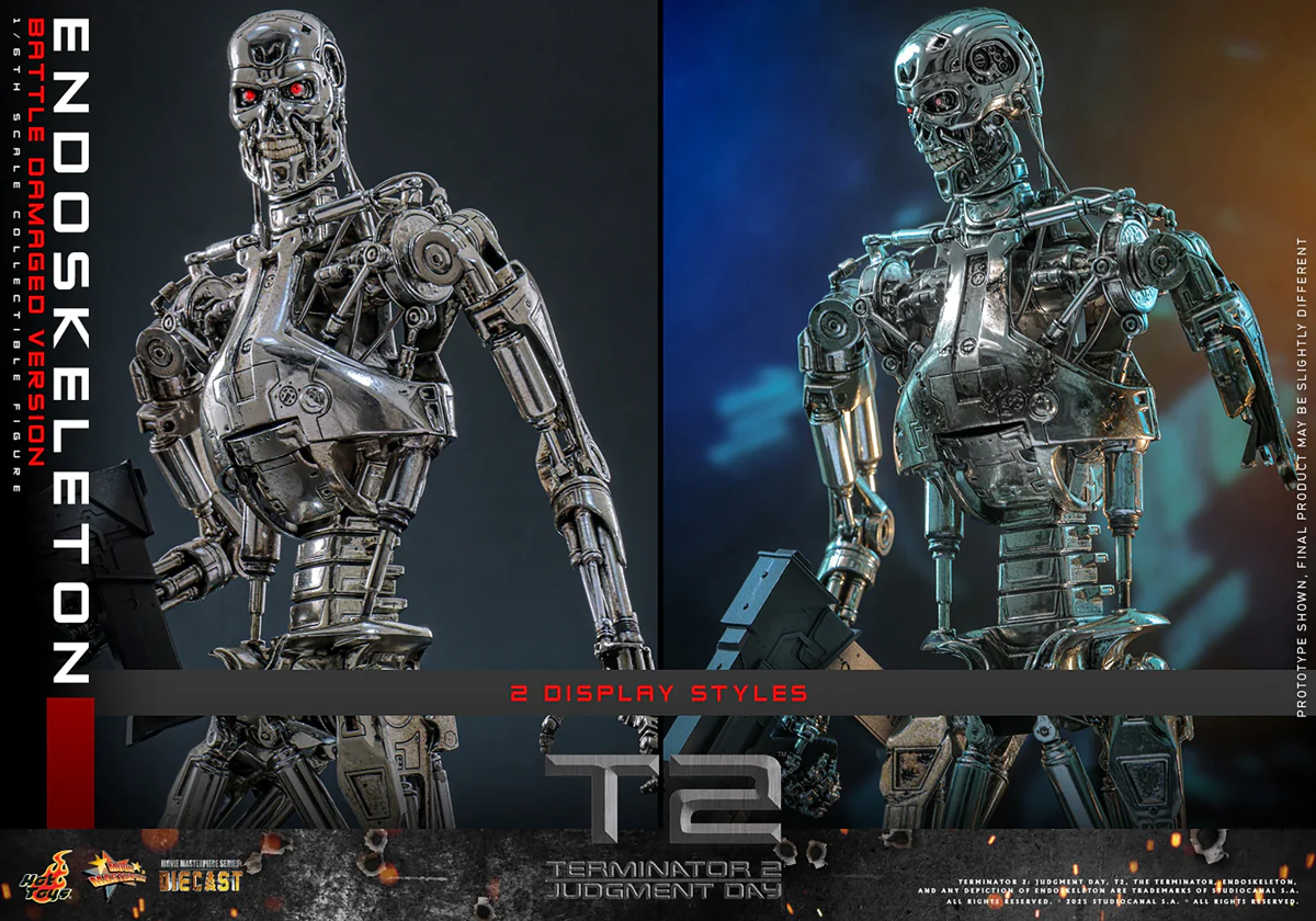 Terminator 2: Judgment Day - Endoskeleton (Battle Damaged) 1:6 Scale Collectable Action Figure - Image 21