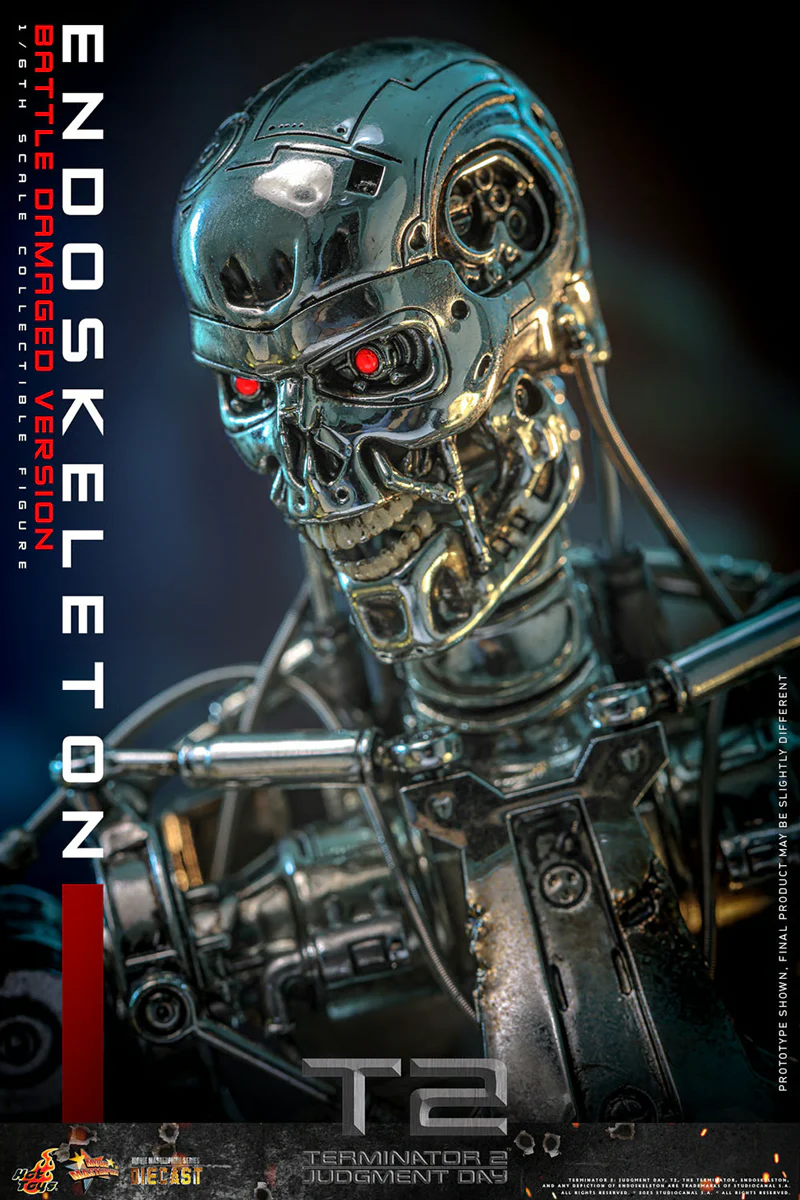 Terminator 2: Judgment Day - Endoskeleton (Battle Damaged) 1:6 Scale Collectable Action Figure - Image 6