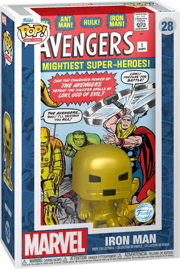 The Avengers - Iron Man Issue #1 Pop! Comic Covers Vinyl