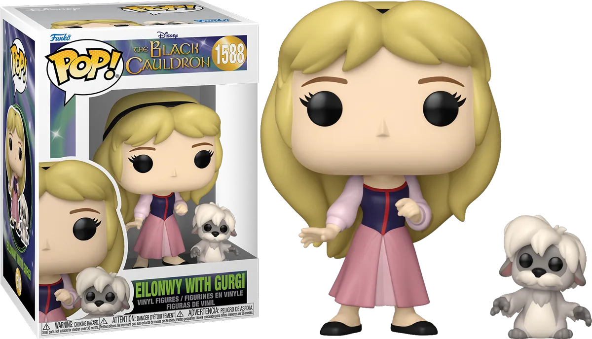The Black Cauldron - Eilowny with Gurgi Pop! Vinyl