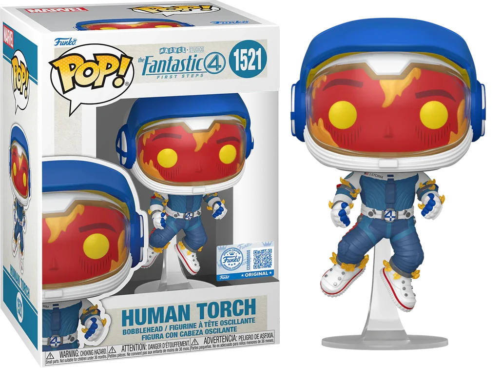 The Fantastic Four (2025) - Human Torch in Space Suit Exclusive Pop! Vinyl [RS]