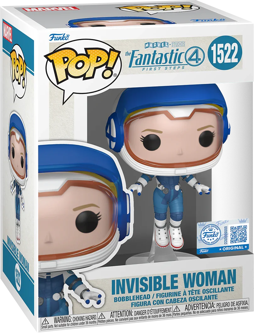The Fantastic Four (2025) - Invisible Woman in Space Suit Exclusive Pop! Vinyl [RS] - Image 3