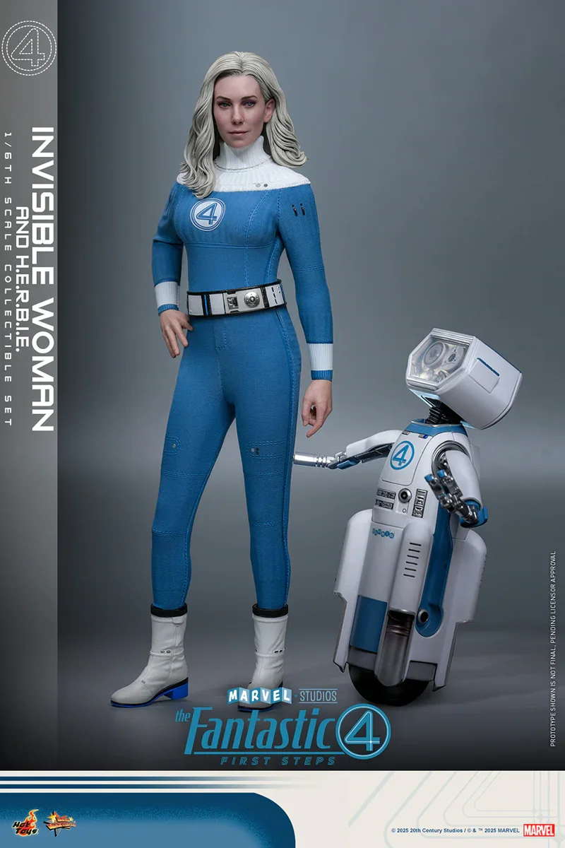 The Fantastic Four: First Steps - Invisible Woman & HERBIE 1:6 Scale Collectable Figure Set - Image 4