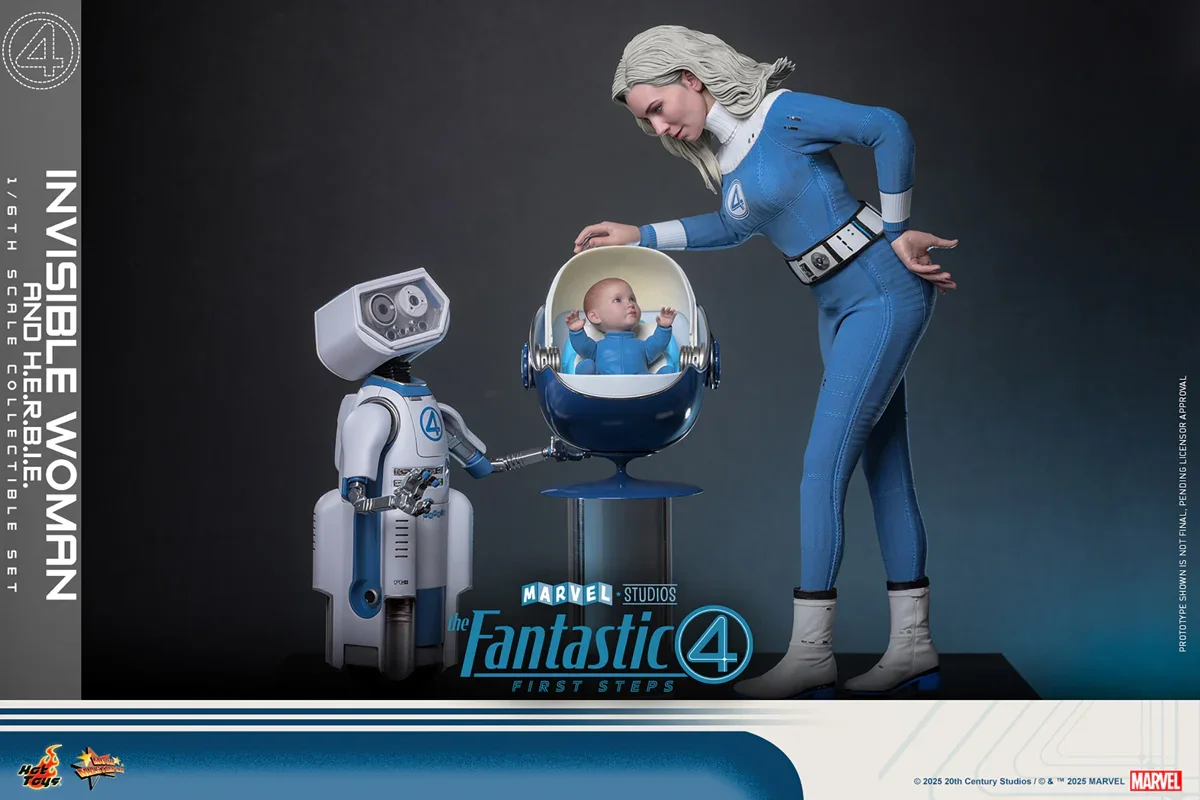 The Fantastic Four: First Steps - Invisible Woman & HERBIE 1:6 Scale Collectable Figure Set - Image 6
