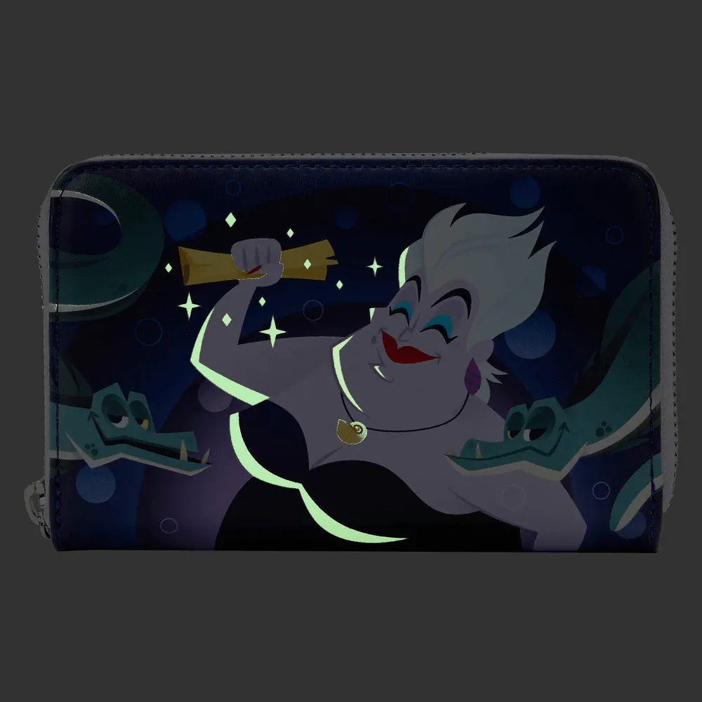 The Little Mermaid (1989) - Ursula Lair Glow Zip Around Purse - Image 2