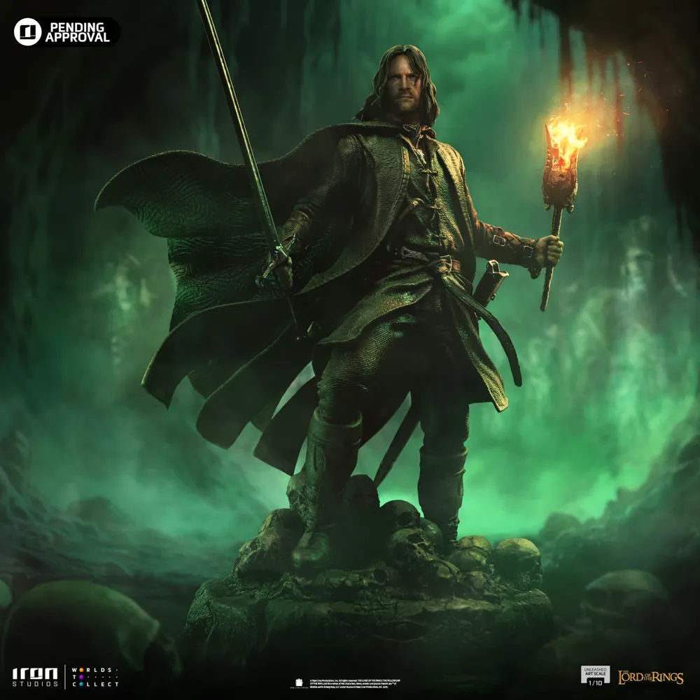 The Lord of the Rings - Aragorn Unleashed 1:10 Scale Statue - Image 2