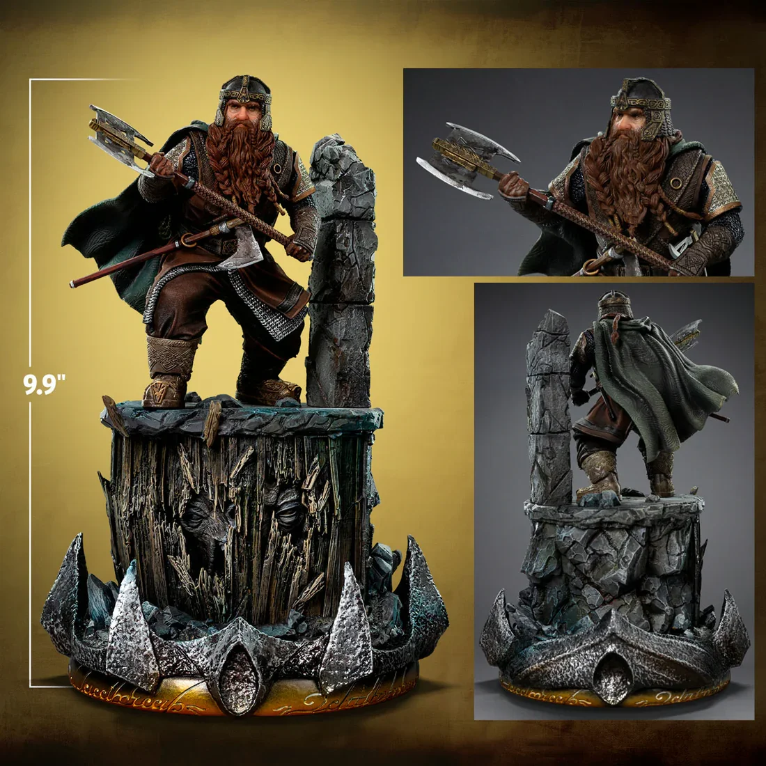The Lord of the Rings - Gimli Unleashed Statue - Image 3