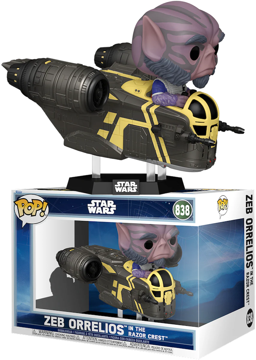 The Mandalorian & Grogu (2026) - Zeb Orrelios in the Razor Crest Pop! Ride
