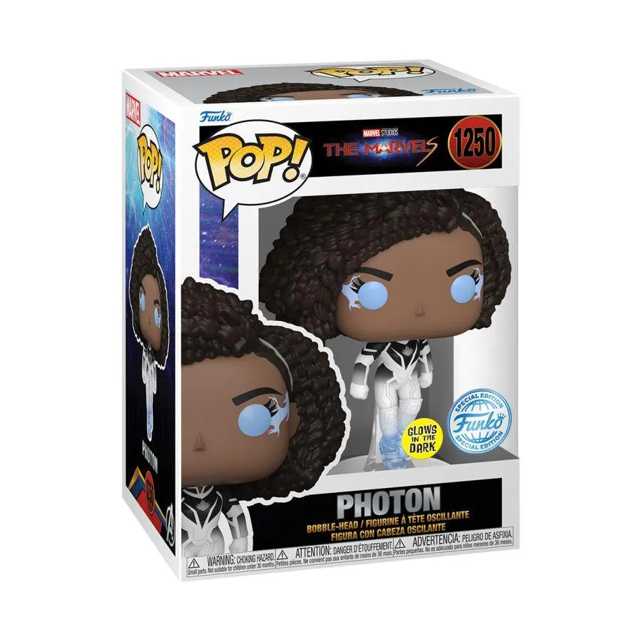 The Marvels (2023) - Photon US Exclusive Glow Pop! Vinyl [RS] - Image 3