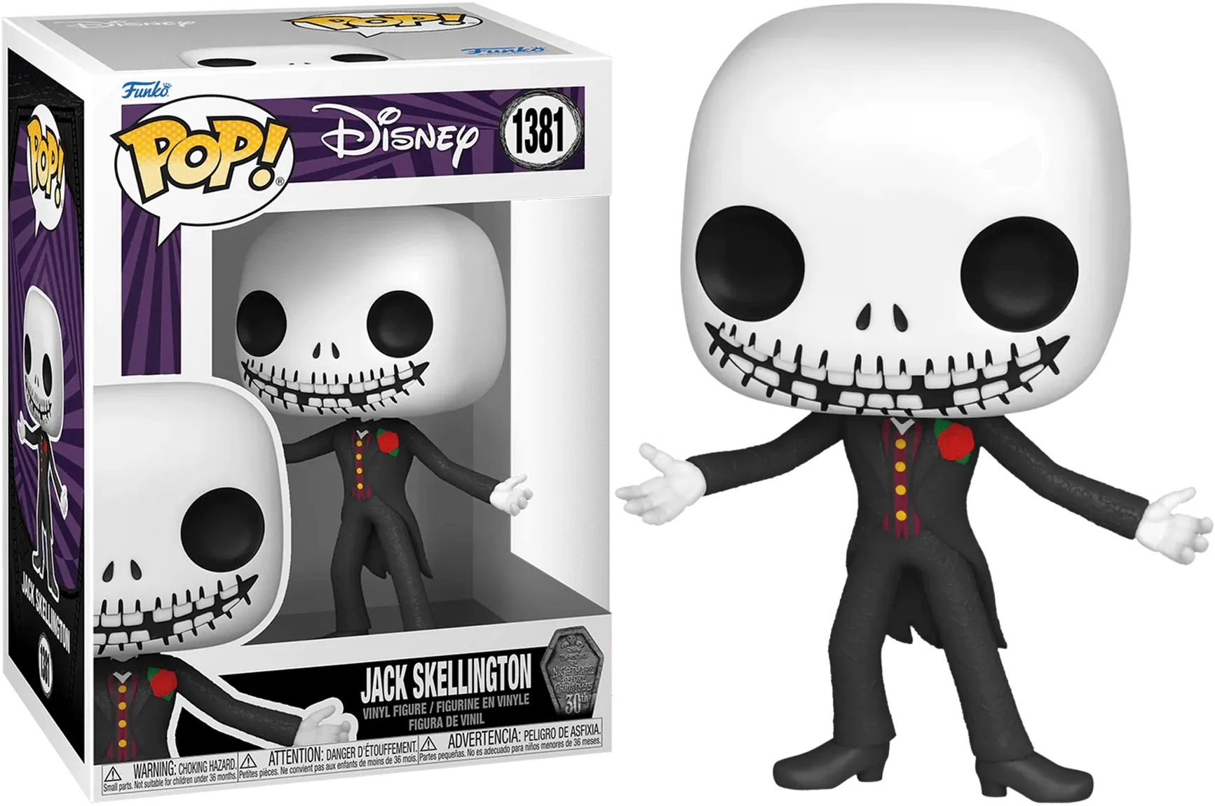 The Nightmare Before Christmas 30th Anniversary - Formal Jack Pop! Vinyl