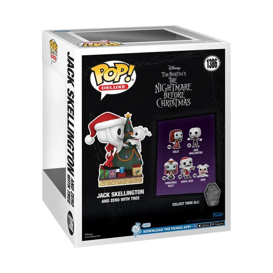 The Nightmare Before Christmas 30th Anniversary - Jack & Zero with Christmas Tree Pop! Deluxe - Image 4