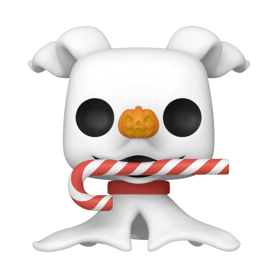 The Nightmare Before Christmas 30th Anniversary - Zero with Candy Cane Pop! Vinyl - Image 2