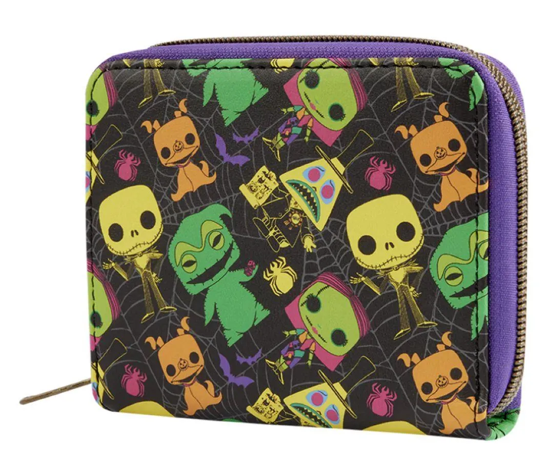 The Nightmare Before Christmas - Blacklight Zip Around Wallet - Image 4
