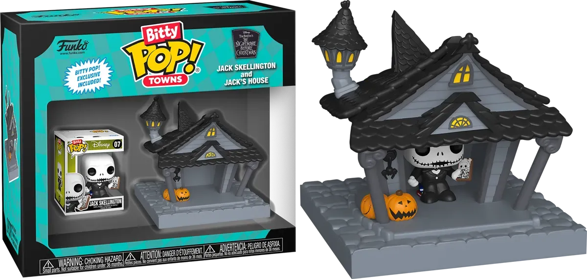 The Nightmare Before Christmas - Jack at Home Bitty Pop! Town