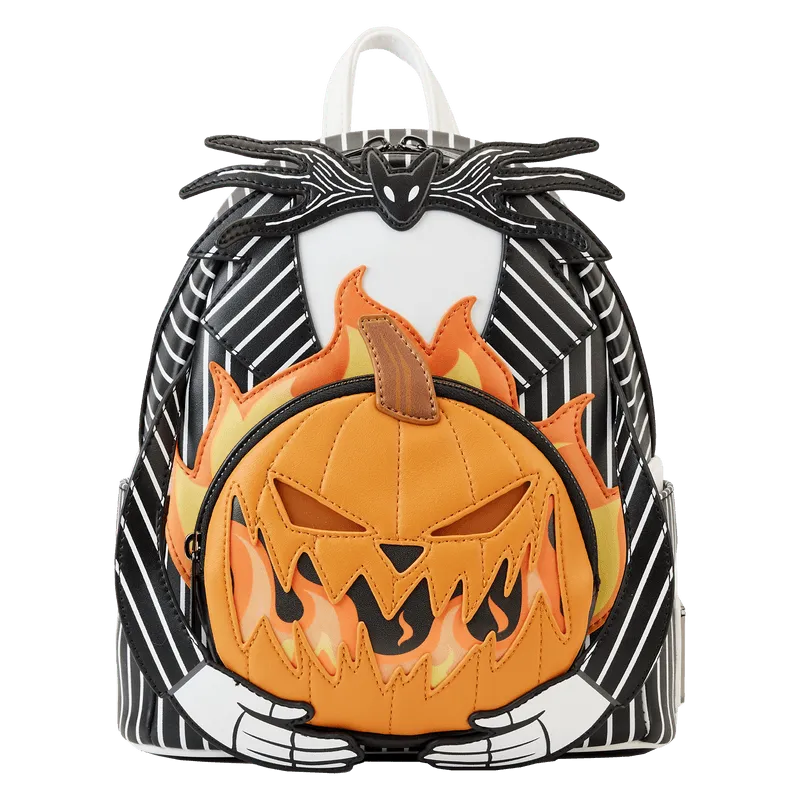 The Nightmare Before Christmas - Jack Pumpkin Glow Head Mini Backpack