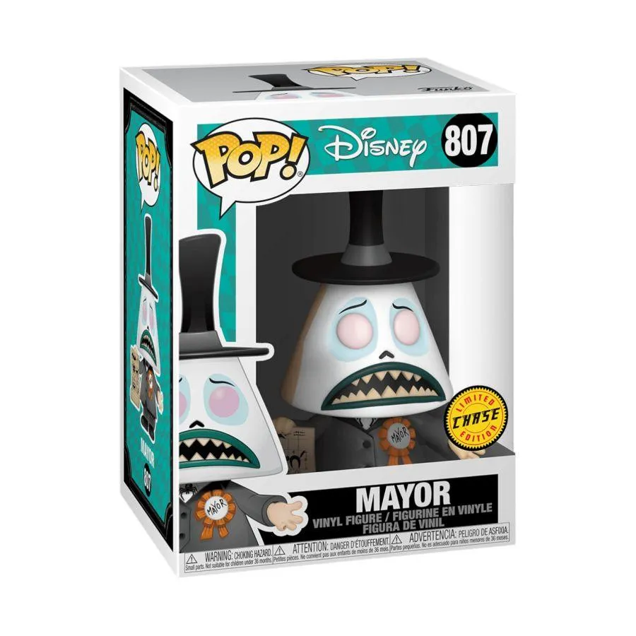The Nightmare Before Christmas - Mayor with Megaphone (with chase) Pop! Vinyl - Image 3