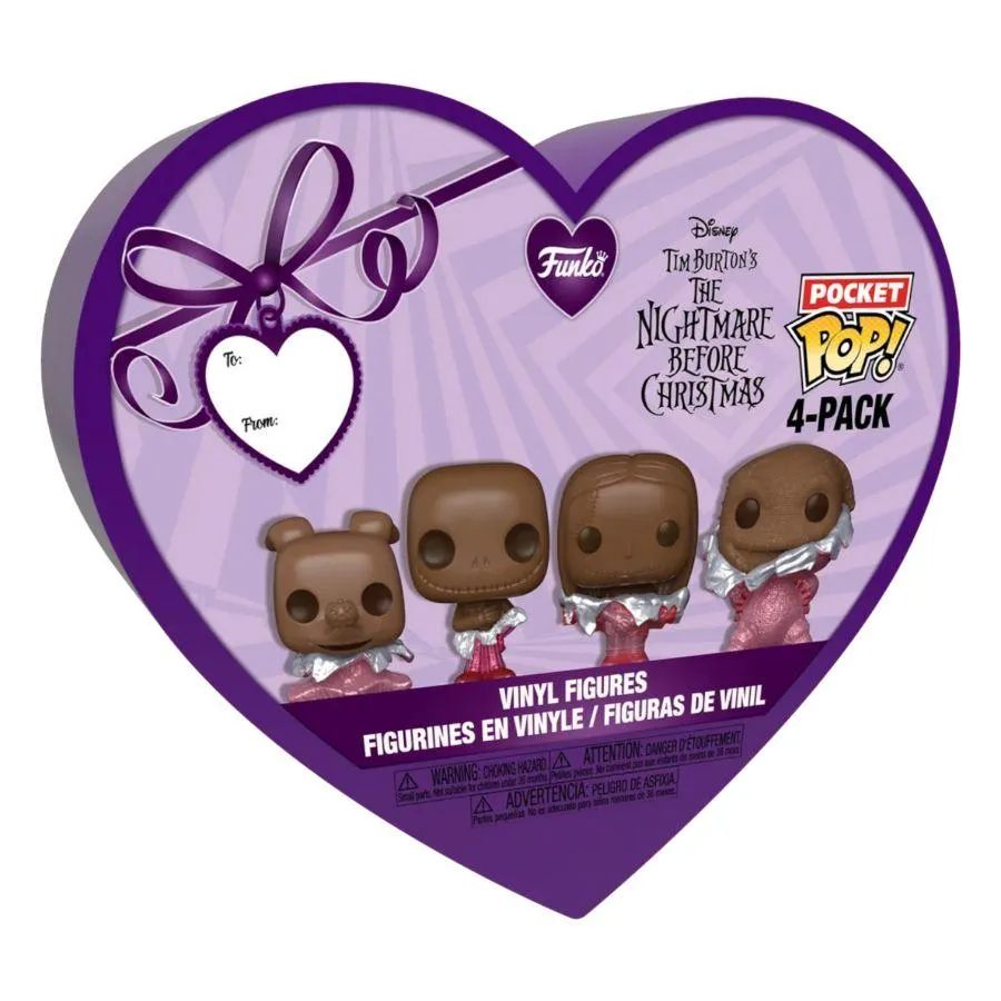 The Nightmare Before Christmas: Valentines 2024 - Pocket Pop Heart Box 4-Pack - Image 2