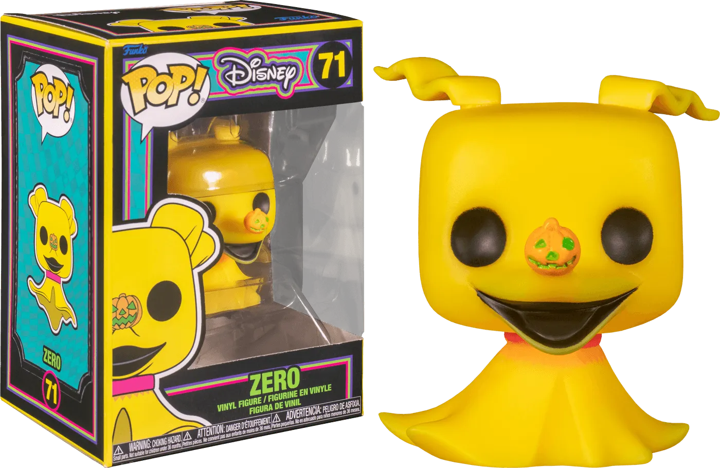The Nightmare Before Christmas - Zero Black Light Pop! Vinyl