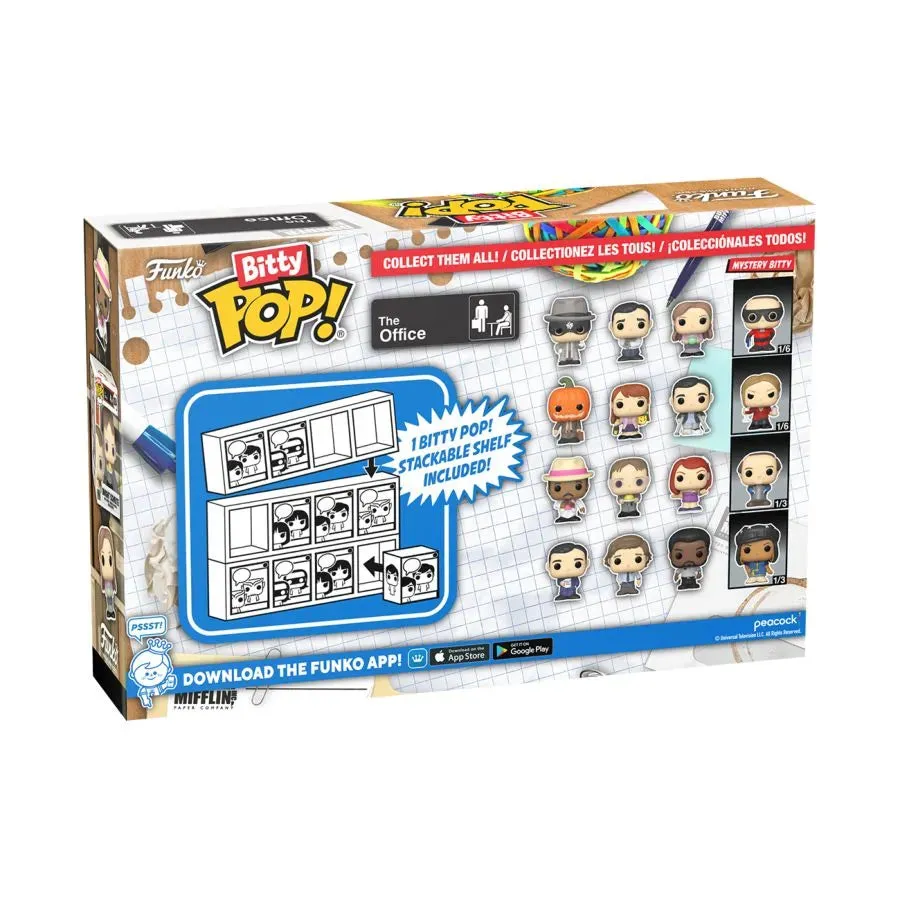 The Office - Dwight with Pumpkinhead Bitty Pop! 4-Pack - Image 3