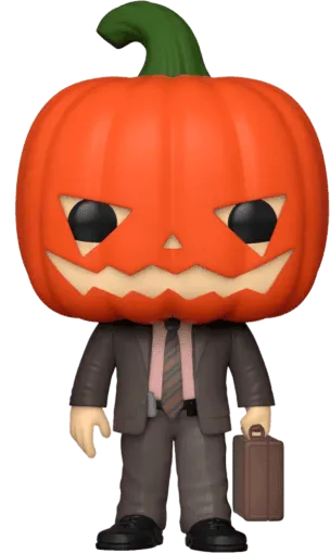 The Office - Dwight with Pumpkinhead Pop! Vinyl - Image 2