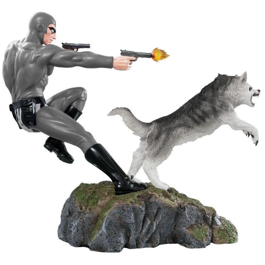The Phantom - Phantom and Devil Grey Suit Statue - Image 3