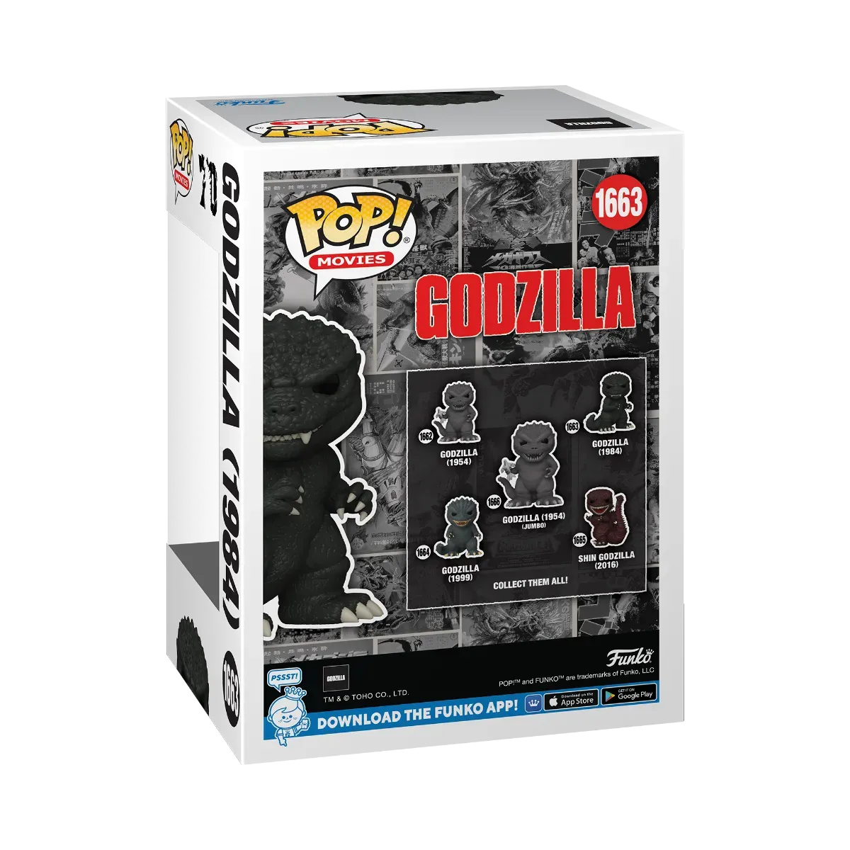 The Return of Godzilla (1984) - Godzilla 70th Anniversary Pop! Vinyl - Image 6