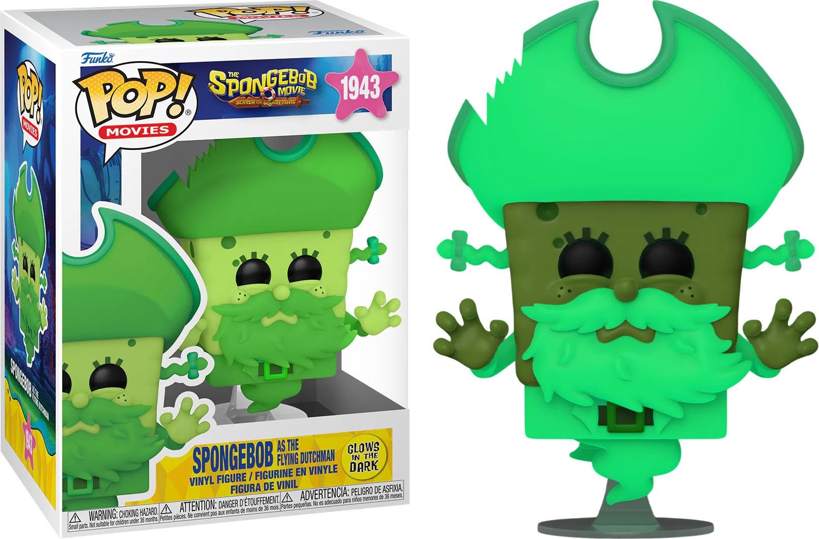 The SpongeBob Movie (2025) - SpongeBob as The Flying Dutchman Slow Pop! Vinyl
