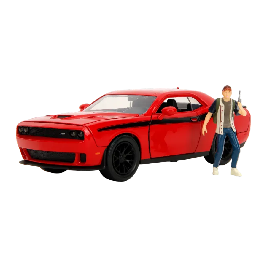 The Walking Dead - Glenn with 2015 Dodge Challenger 1:24 Scale Diecast Vehicle Set