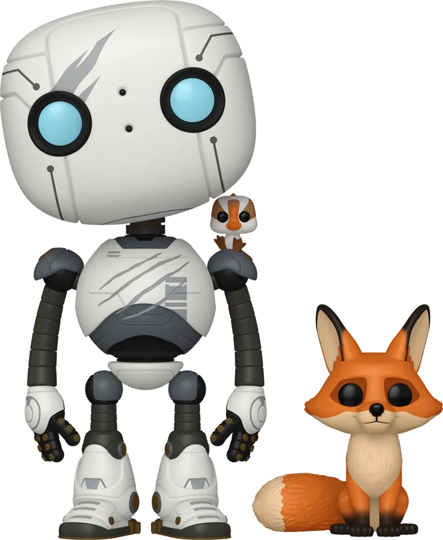 The Wild Robot - Roz with Fink & Brightbill Pop! Vinyl - Image 2