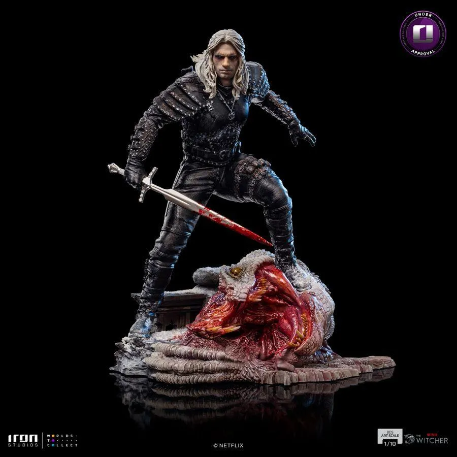 The Witcher (TV) - Geralt of Rivia 1:10 Statue - Image 3