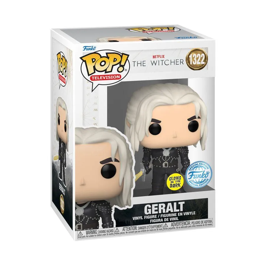 The Witcher (TV) - Geralt with sword US Exclusive Glow Pop! Vinyl [RS] - Image 3