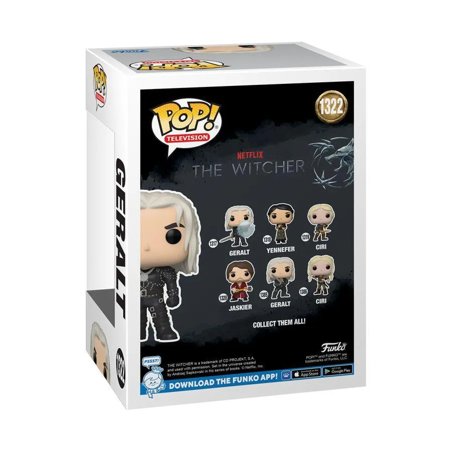 The Witcher (TV) - Geralt with sword US Exclusive Glow Pop! Vinyl [RS] - Image 4