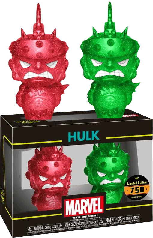Thor 3: Ragnarok - Gladiator Hulk (Red & Green) XS Hikari 2-pack