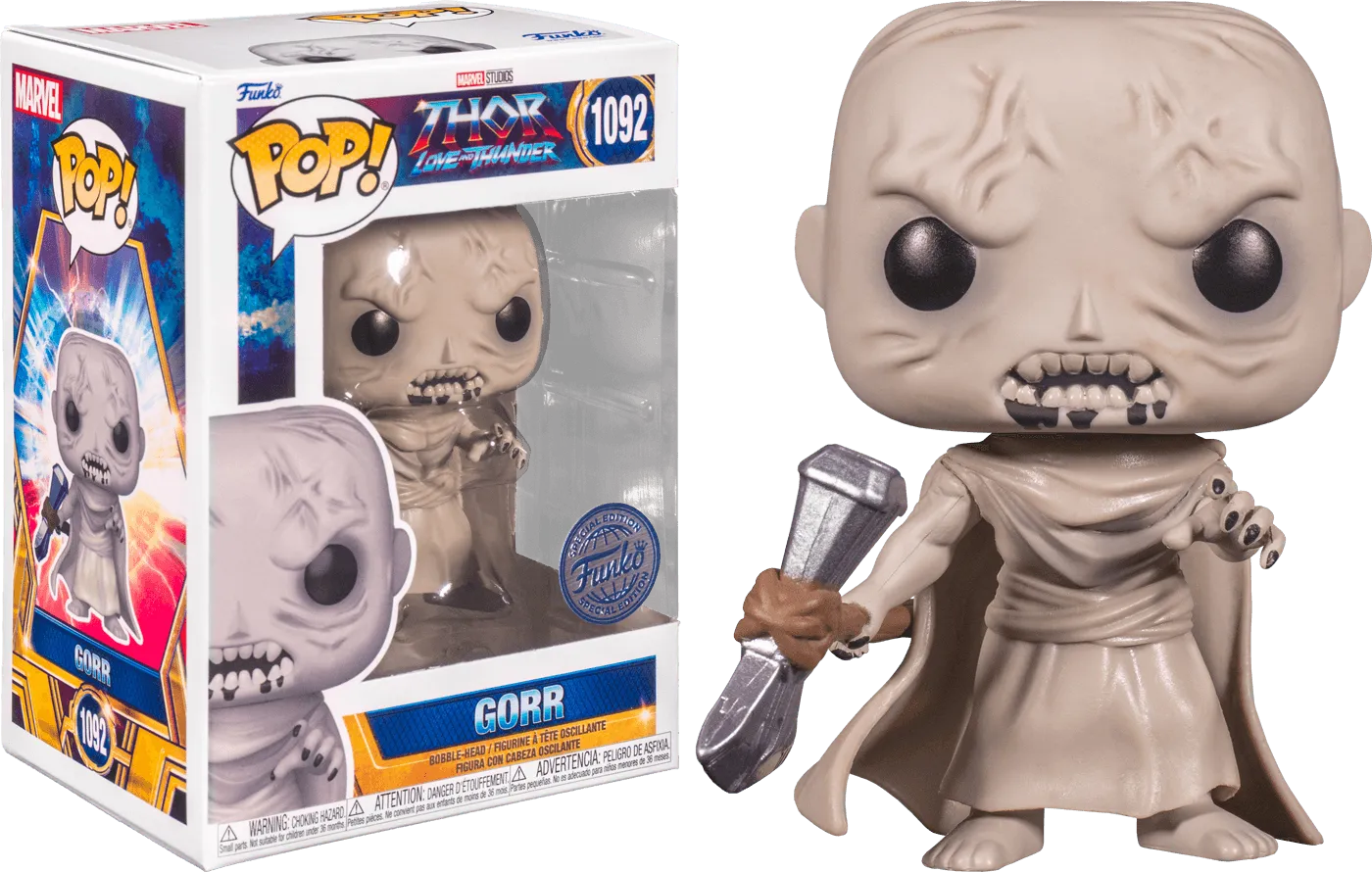 Thor 4: Love and Thunder - Gorr with Stormbreaker Specialty Exclusive Pop! Vinyl