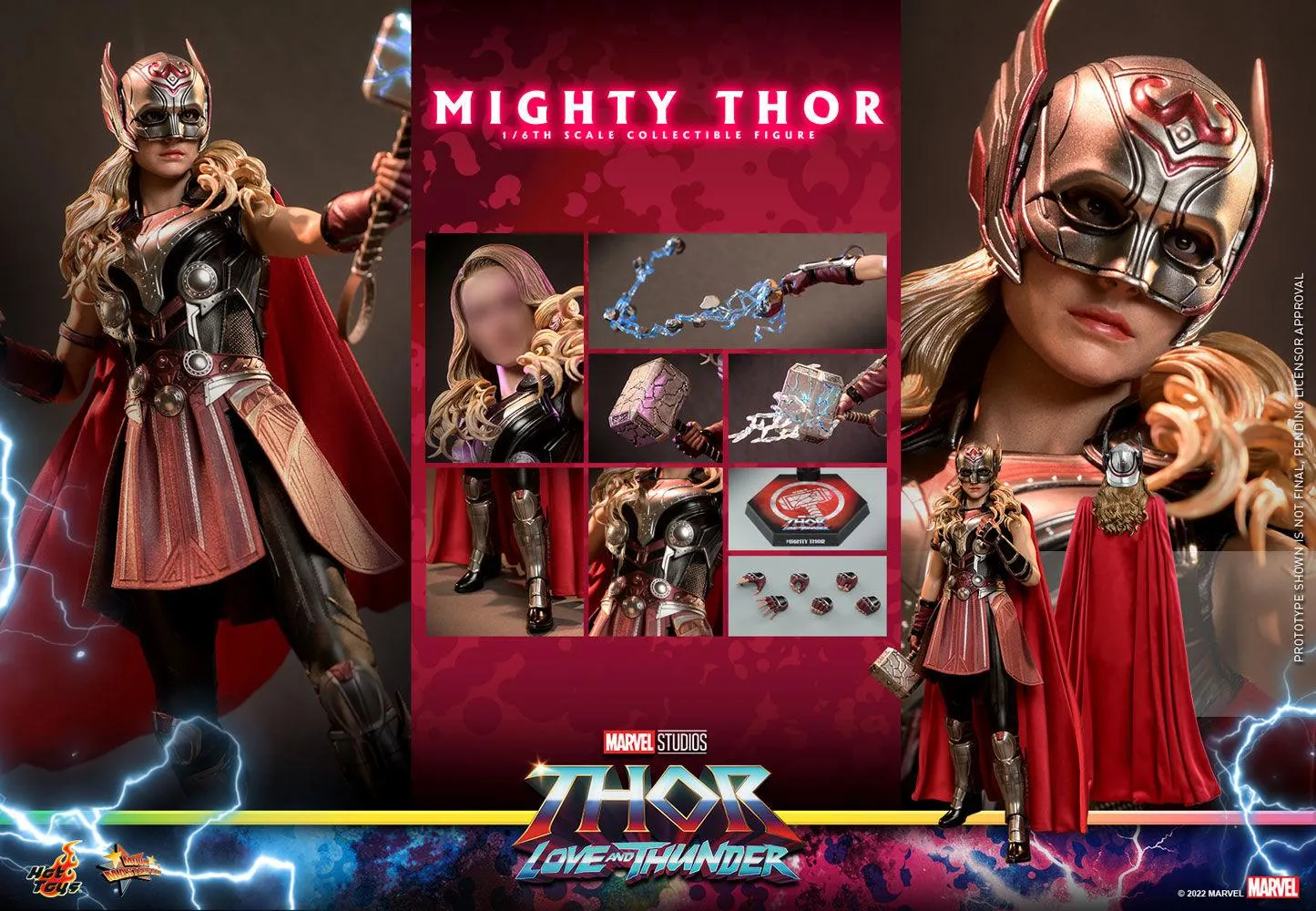 Thor 4: Love and Thunder - Mighty Thor 1:6 Scale Action Figure - Image 11