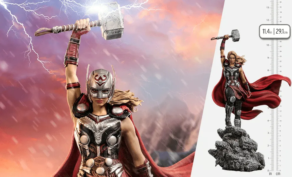 Thor 4: Love and Thunder - Mighty Thor (Jane Foster) 1:10 Scale Statue - Image 19