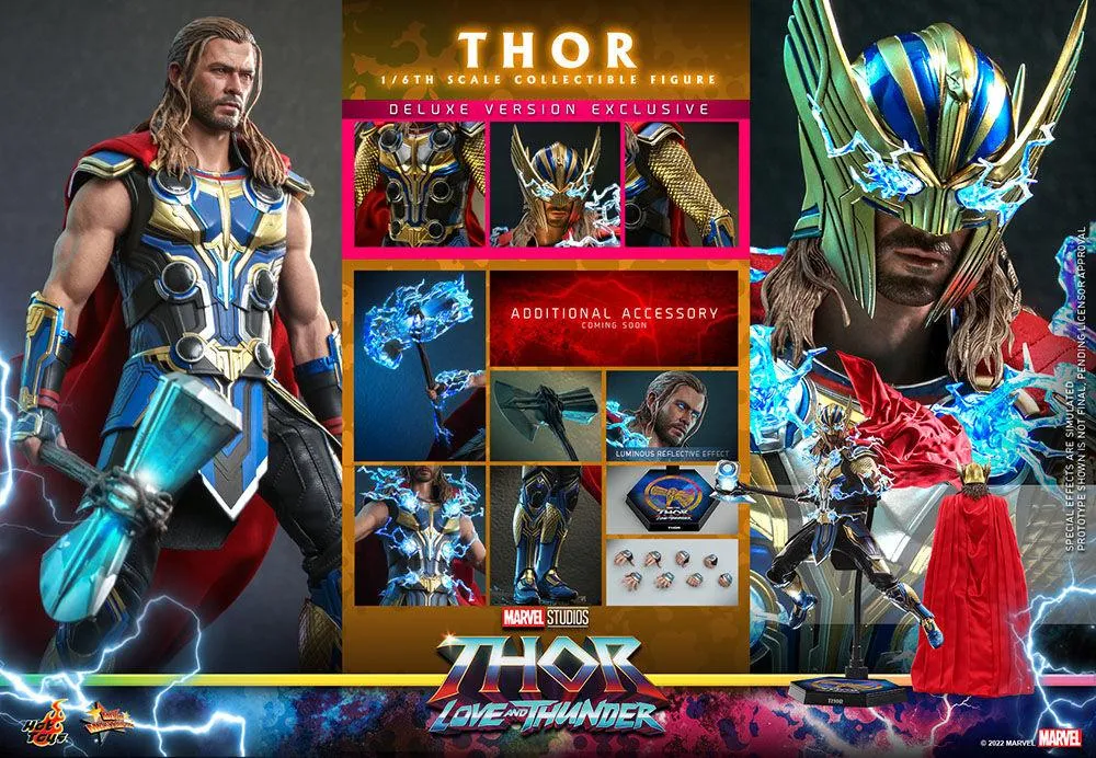 Thor 4: Love and Thunder - Thor Deluxe 1:6 Scale Action Figure - Image 25